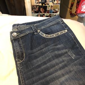 Cropped jeans
